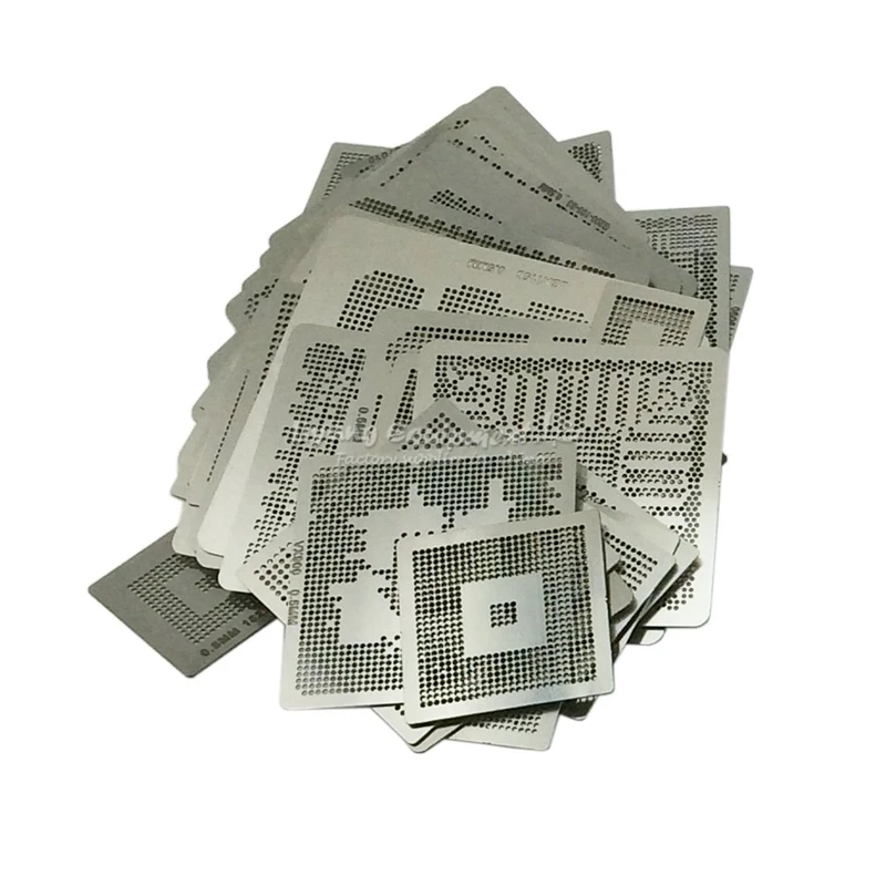 

219 pcs/lot direct heat BGA stencils kit(BD82HM55 BD82P55 XBOX 360 GPU) for desktop laptop PS3 XBOX360 etc