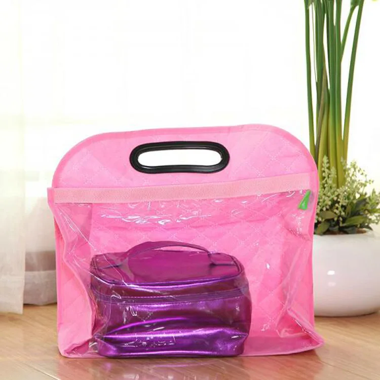 Модная Портативная сумка-Органайзер для хранения, Пылезащитная сумка, кожаная сумка, подвесной органайзер, креативная сумка для хранения