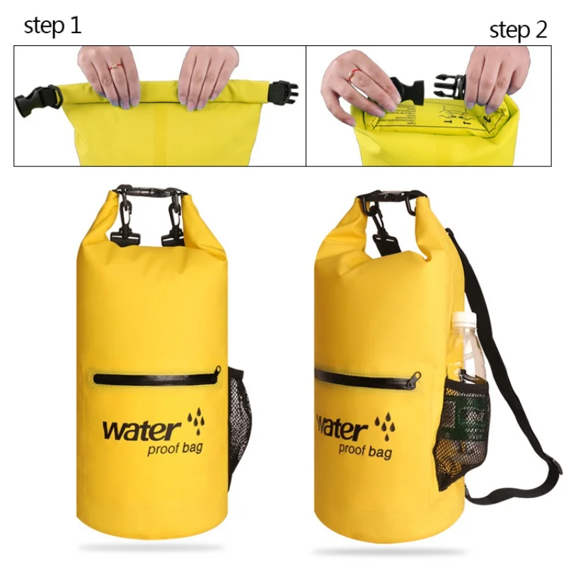 Новинка 10L 20L Открытый Дайвинг сжатие хранения водонепроницаемая сумка для мужчин женщин плаванье рафтинг каяк
