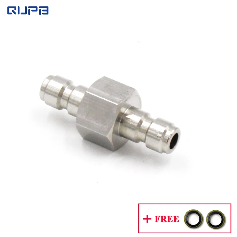 

QUPB Pcp Paintball Stainless Steel Quick Coupler Connector Male Male Plug For Air Socket Connection PTP003