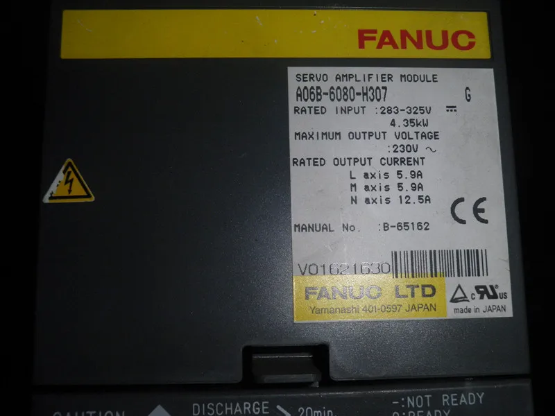 Используется тестирование A06B-6080-H307 Fanuc A06B-6080-H307 серво усилитель модуль A06B-6080-H307