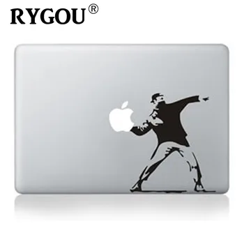 

RYGOU Laptop Sticker Human Throwing Moding Vinyl Decal Sticker for Macbook Pro Retina 13 inch Stickers For Macbook Air 13 Skin