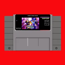 Megaman& Bass 16 бит большая серая игровая карта для США NTSC игровой плеер
