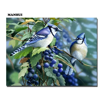 

Full Square Diamond 5D DIY Diamond Painting Animal birdie Embroidery Cross Stitch Rhinestone Mosaic Painting Home Decor BFC380