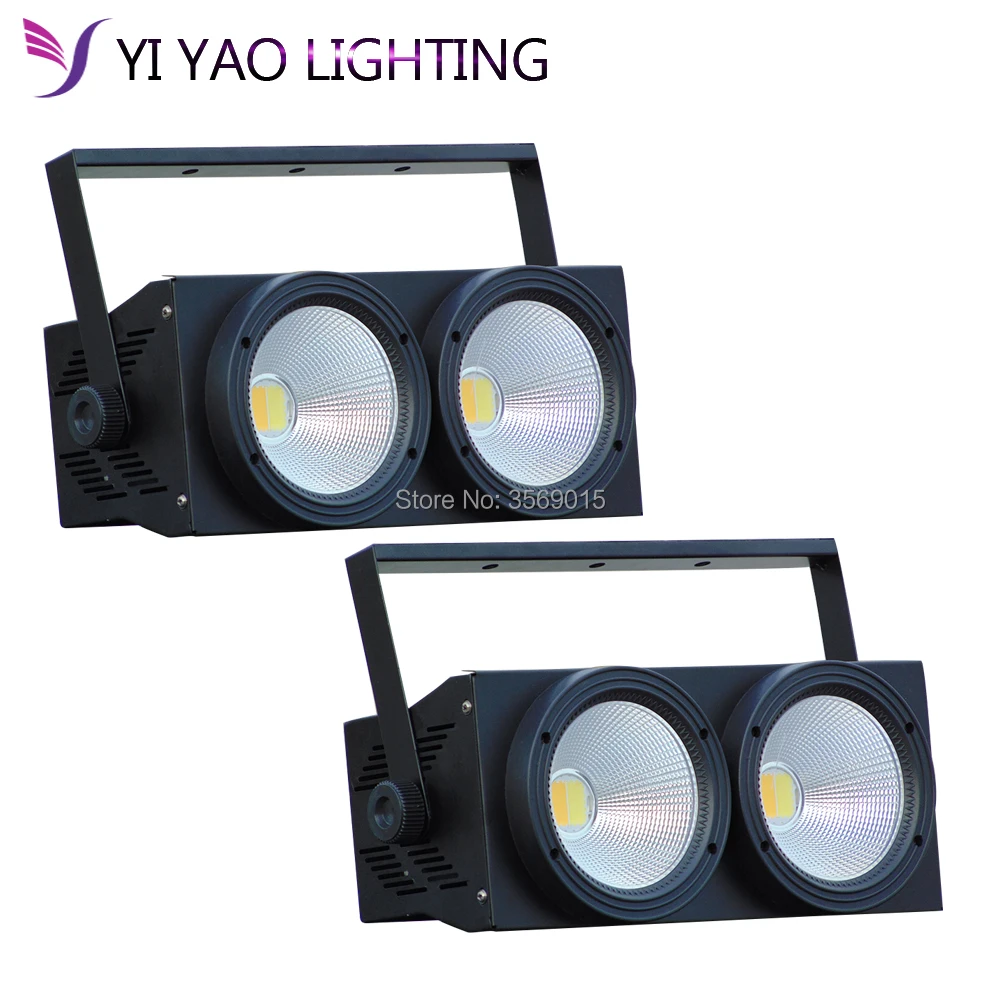 

2pcs/lot LED Par Can/ Warm white 2in1 2X100w COB LED Par/LED dmx Stage Light dj