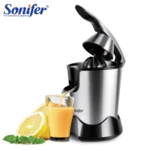 Нержавеющая Сталь Оранжевый 300 Вт лимон электрический набор соковыжималок алюминий литья Ручка Бытовая низкая мощность Sonifer