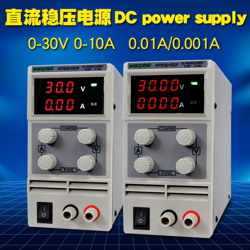 

DC Power Supply KPS3010D 0.01A Adjustable Switching Regulated adjustabl laboratory Power Supply Digital 0.001A for eEquipment