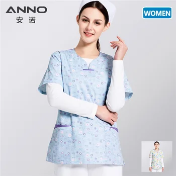

ANNO Hospital scrubs Set Nursing Uniform Medical Clothing Beauty Salon Dental Clinic Design Scrubs Women Medical Costumes
