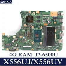 KEFU X556UJ/X556UV Laptop motherboard for ASUS X556UJ X556UV X556UB X556UR X556UF X556U Test original mainboard 4G RAM I7-6500U