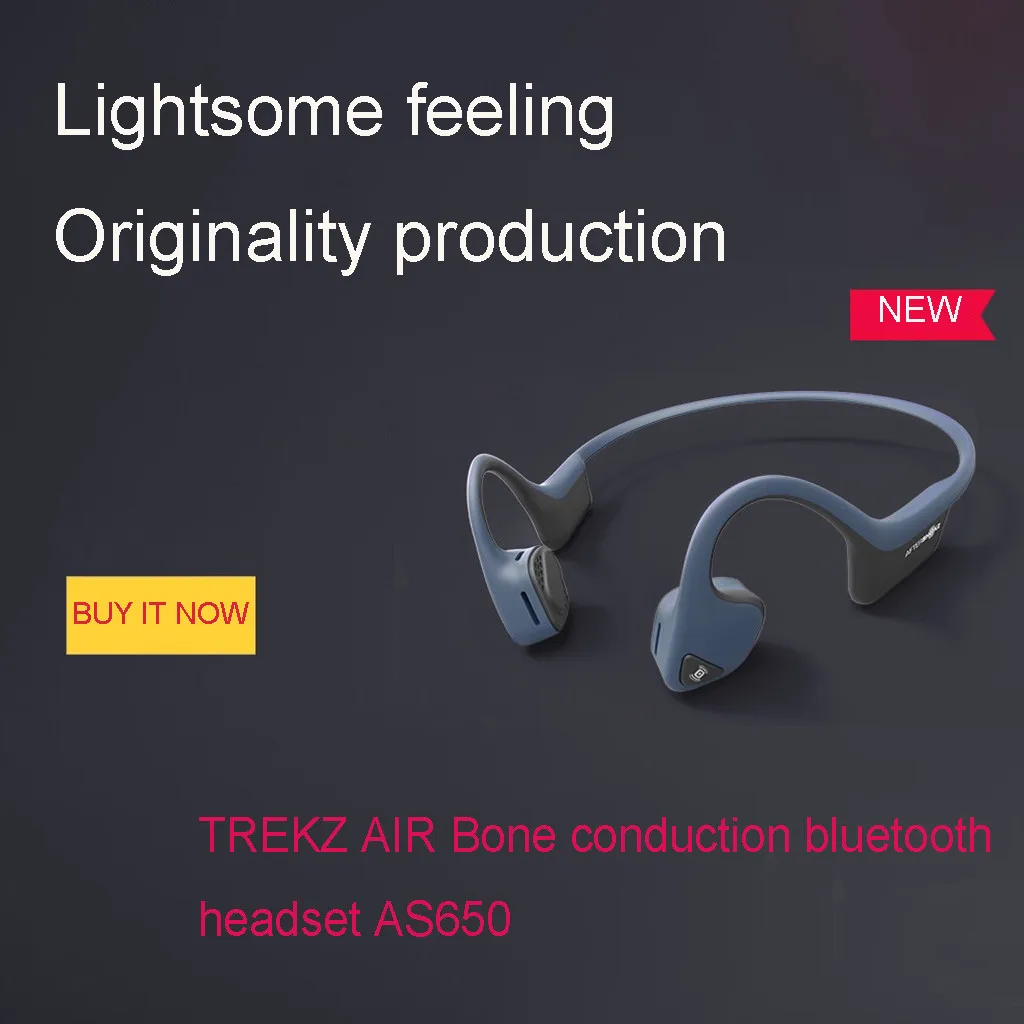 Bluetooth наушники Aftershokz AS650SG-BR Trekz Air под открытым небом ухо Беспроводной костной проводимости наушники L613