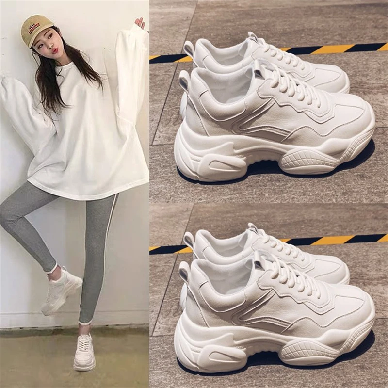 Tleni 2019 tênis femininos primavera novos sapatos