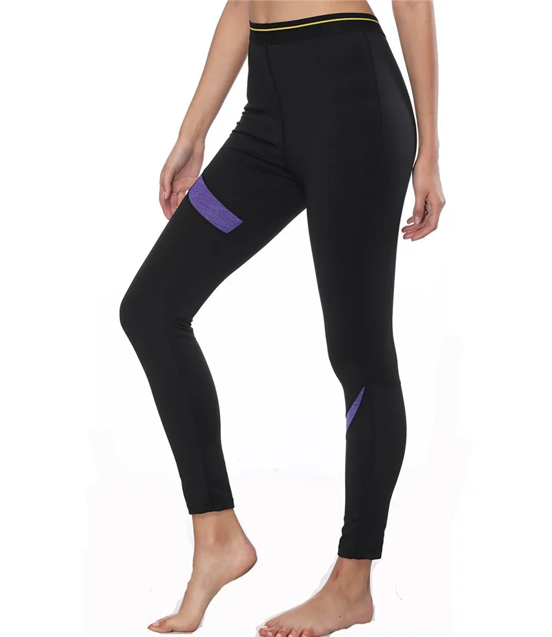 SEXYWG для похудения Легинсы женский спортивный для бега контроль тренера талии трусики эластичные леггинсы быстросохнущие брюки спортивные костюмы - Цвет: black