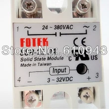 FOTEK SSR-25DA производитель 25A ssr реле, вход 3-32VDC выход 24-380VAC