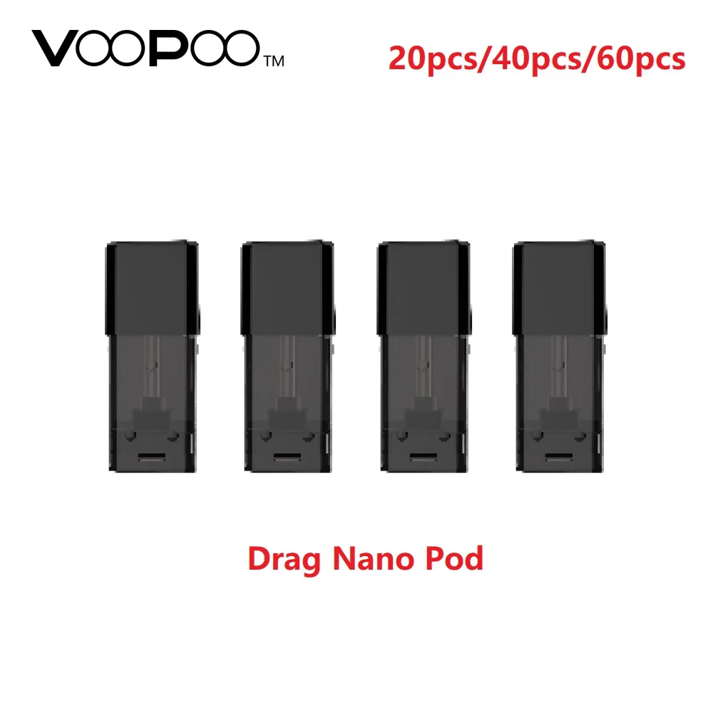 

wholesale Original 20pcs/40pcs VOOPOO Drag NANO Pod Cartridge 1.0ml for VOOPOO Drag Nano Pod Kit Pod System Vape Vaporizer