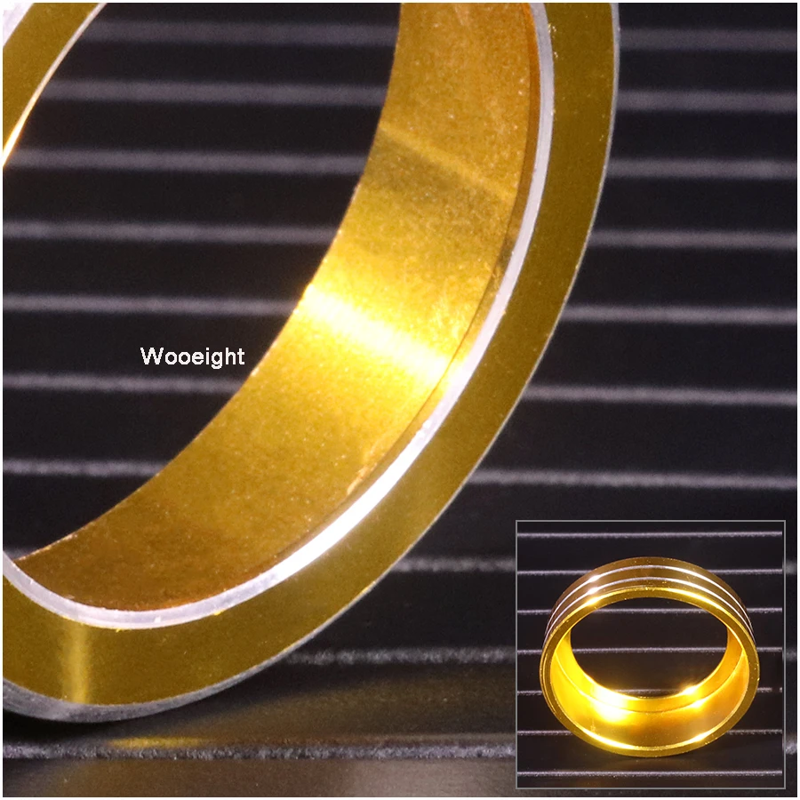 2Pcs BlueRedGold Aluminum Alloy AC Switch Button Cover Air Condition Climate Control Ring Knob Trim For Honda Civic 2016 2017 (8)