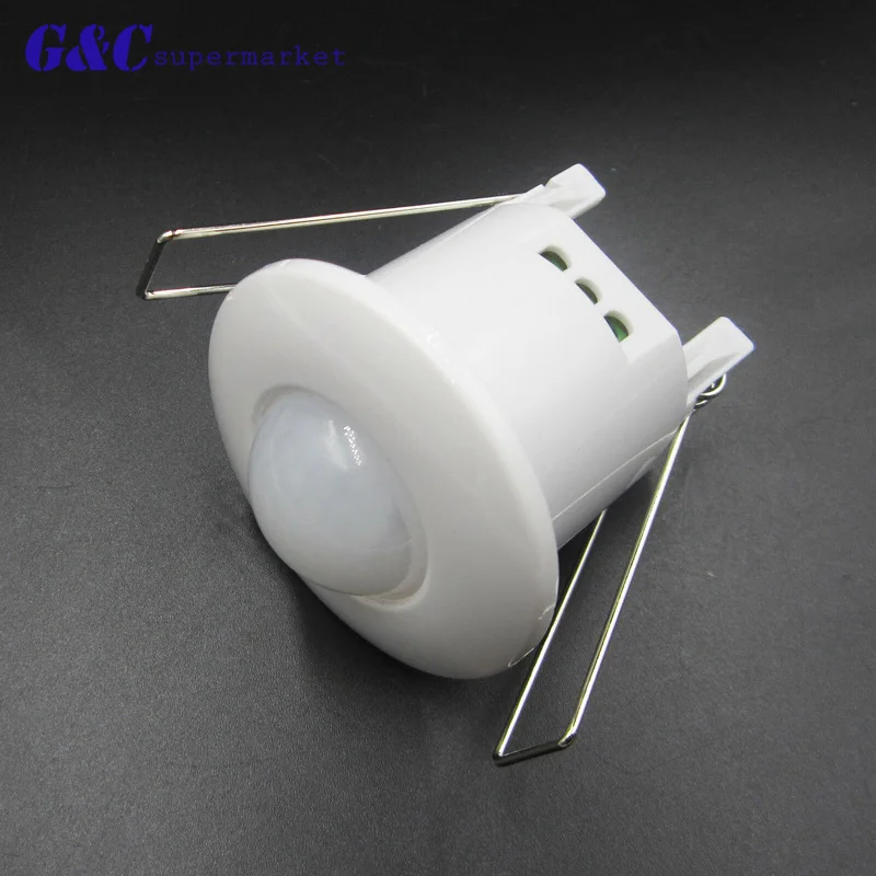 360 Degree Mini Infrared PIR Detection IR Ceiling Wall Recessed Motion Sensor Detector Auto Light Switch 220v motion sensor