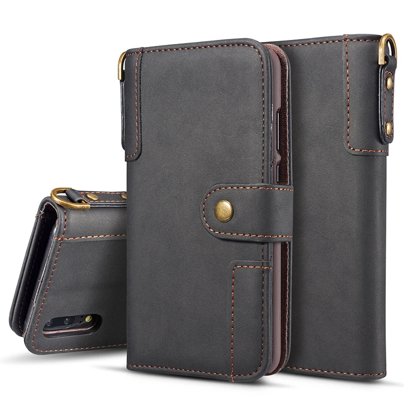 Genuine Leather Case for Huawei P20 P30 Pro Wallet Flip Stand Mate 20 Lite Nova 3e 4e Cover |