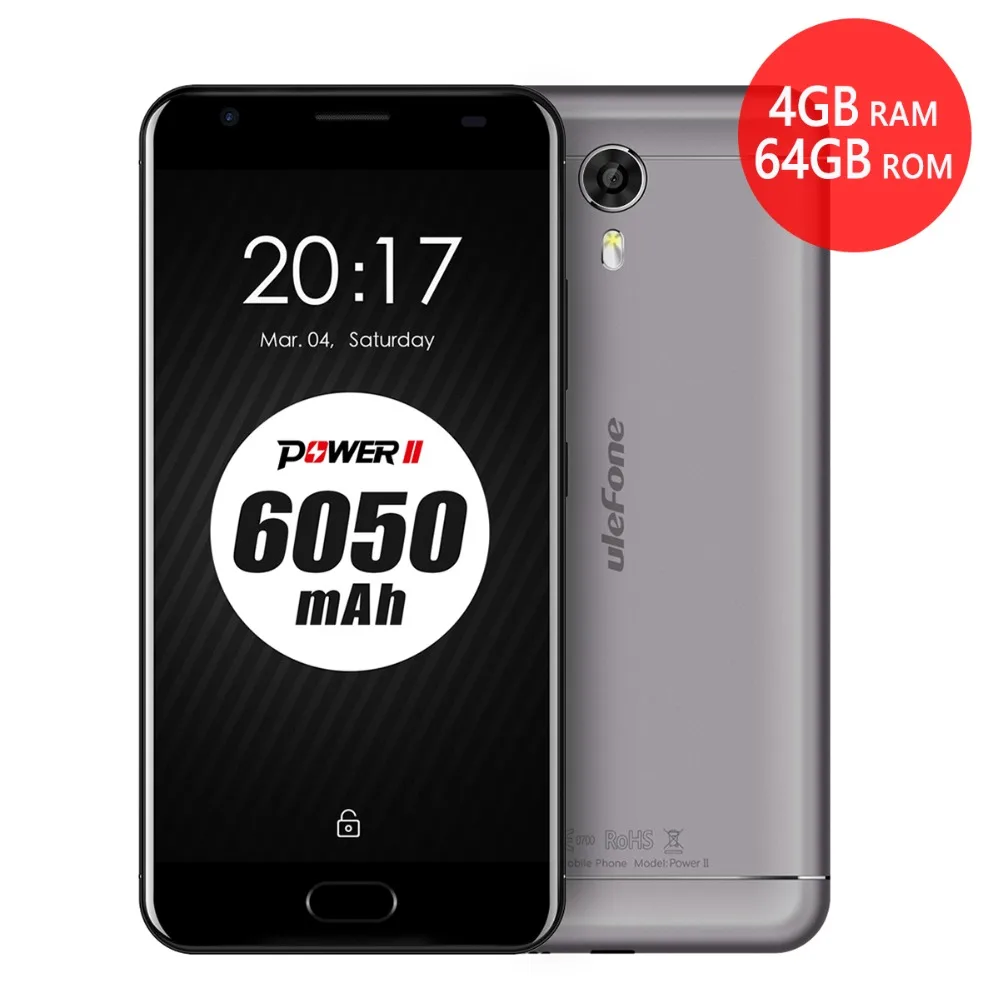Цена за Ulefone мощность 2 6050 мАч большая батарея 4 ГБ ram 64 ГБ rom 5.5 "16mp fhd android 7.0 touch id octa ядро 4 г lte volte смартфон Цена за Ulefone мощность 2 6050 мАч большая батарея 4 ГБ ram 64 ГБ rom 5.5 "16mp fhd android 7.0 touch id octa ядро 4 г lte volte смартфон
