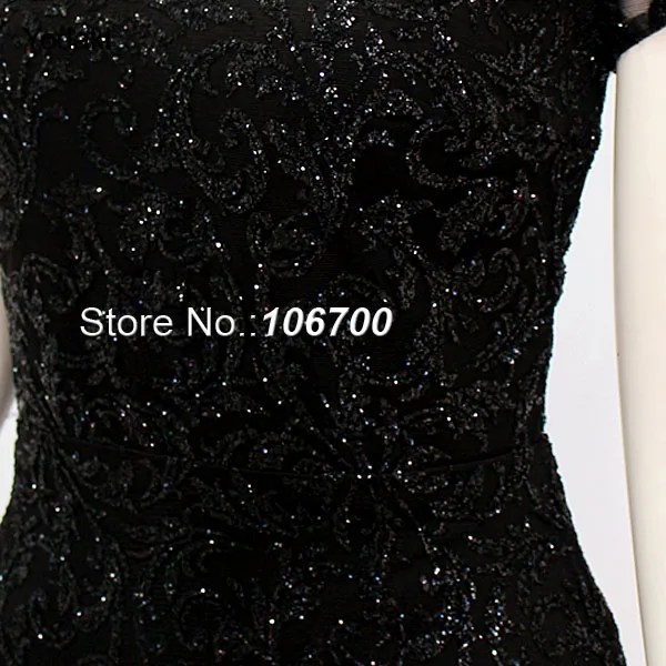 Два предмета съемный халат de soiree элегантное вечернее платье один рукав сияющий блеск ткани белый серый Выпускной платье 939N - Цвет: black