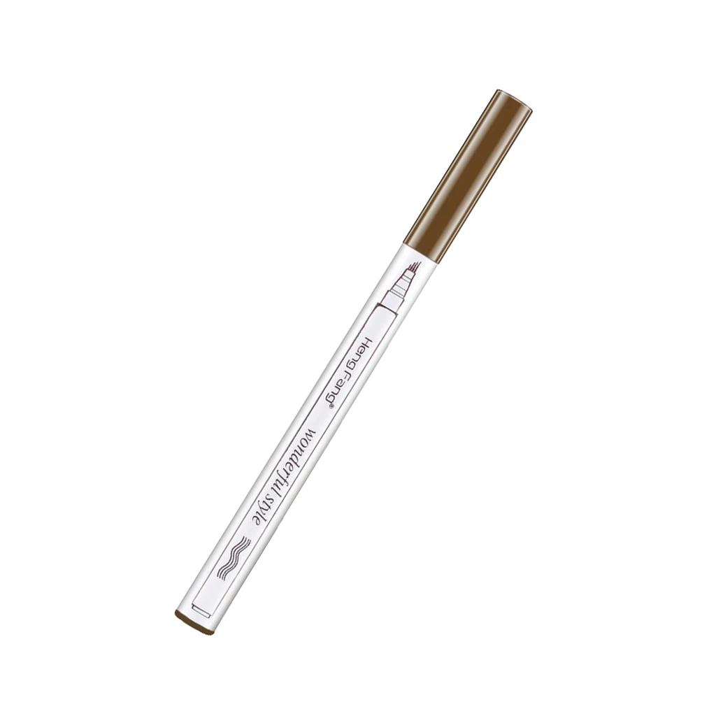 Waterproof Eyebrow Pencil Long Lasting Brow Liner Definer Pen Tattoo Microblading Tool - Maroon/Brown/Dark Gray Optional