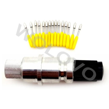 

Graphtec CB09 Silhouette Cameo Craftrobo Holder +15pc 30 Degree Cutting Plotter Knife CB09U Vinyl Cutter Blades