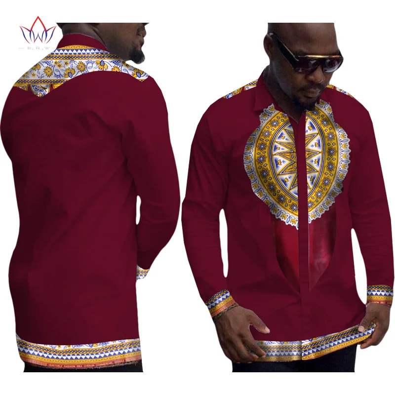 АФРИКАНСКИЕ ОДЕЖДА для Для мужчин мужская одежда рубашка dashiki Для мужчин марка-Костюмы белая рубашка с длинными рукавами Для мужчин плюс