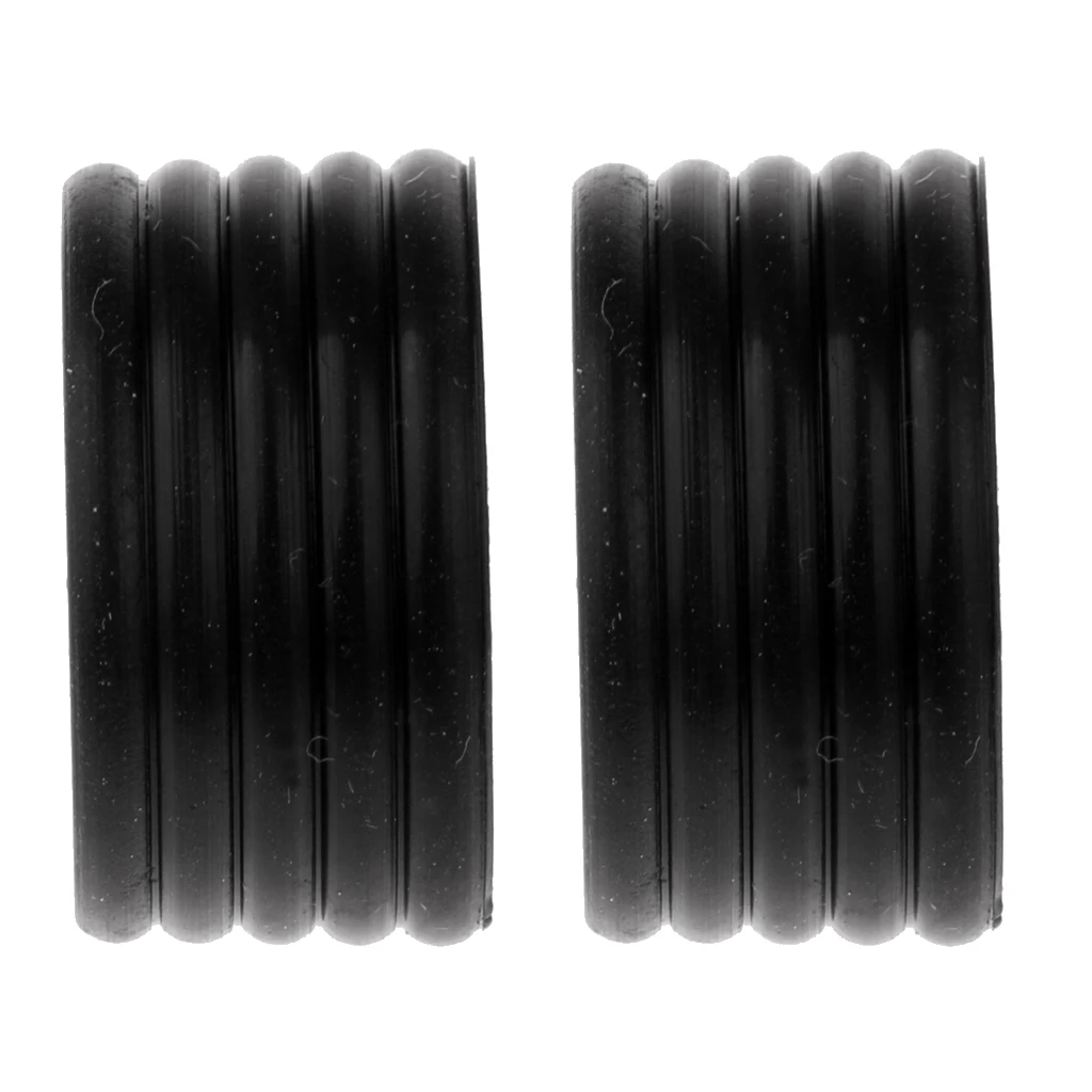2 Pieces Indoor Games Sports Badminton Tennis Racket Grip Silicone Ring Protector Overgrip 5 Color Options Protection