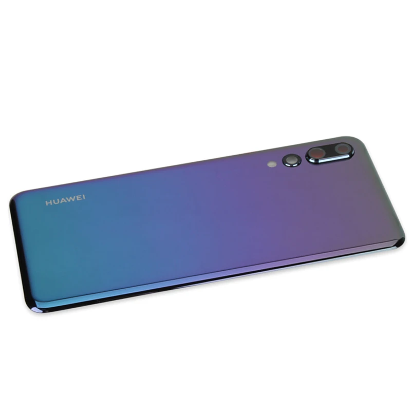 Для huawei P20 Pro Задняя крышка батареи+ стеклянный объектив камеры для huawei P20 Pro задняя крышка аккумулятора замена крышки