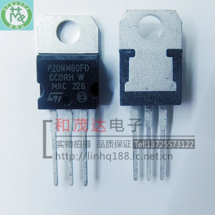 Оригинальный Новый 5 шт./STP20NM60FD 20NM60 600 в 20A TO220 TO-220 | Электронные компоненты и