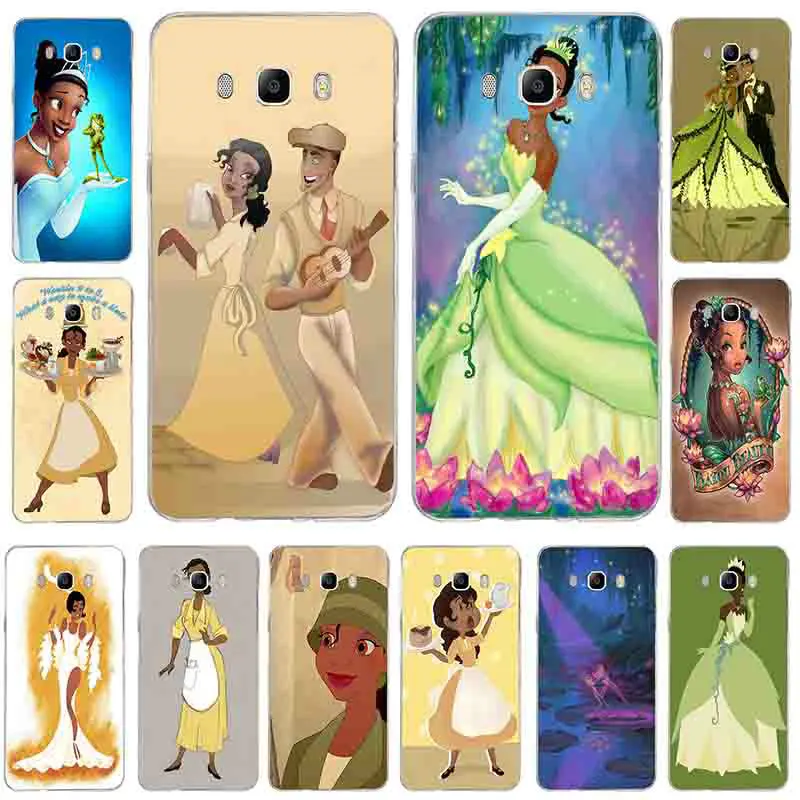 

Hot Princess Tiana Silicone Soft TPU Transparent Mobile Phone Cases For Samsung Galaxy J1 J2 J3 J5 J7 A3 A5 A7 2015 2016 2017