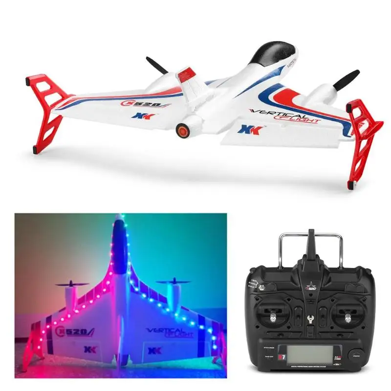 Wltoys X520 A самолет VTOL вертикальный взлет Land Delta Wing RC Дрон фиксированное крыло