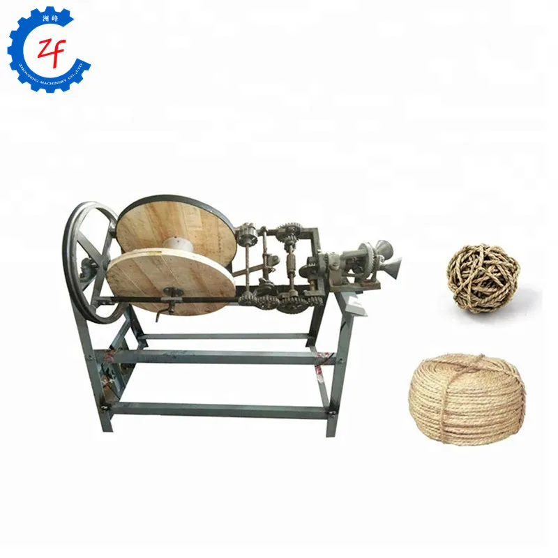 Wheat straw rope making machine grass rope plaiting machine rice straw rope winding machine