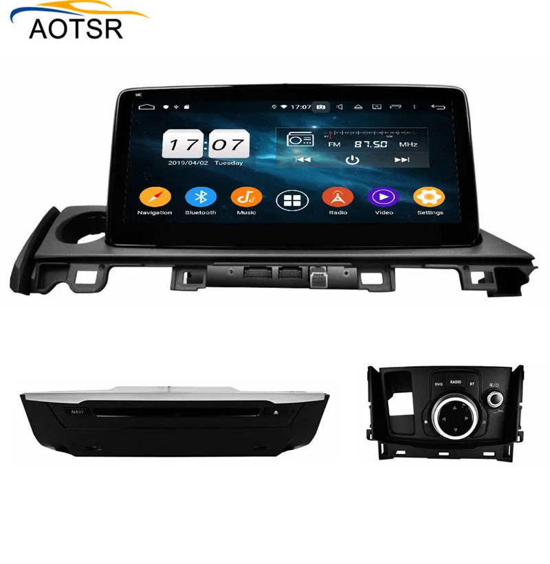 Discount DSP 4+64 Android 9.0 car multimedia dvd radio For MAZDA 6 2017 2018 tape recorder car dvd gps Navigation Video stereo Player BT 4
