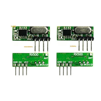 

dhl or fedex 500pcs Wireless 433Mhz RF Receiver Module Board RX500 Superheterodyne Receiver module DIY Remote control