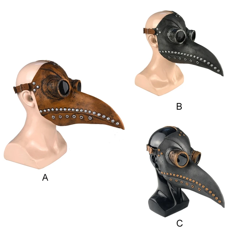 Чумной доктор Маска Птицы Хэллоуин косплей карнавал костюм реквизит маскарадные маски Вечерние Маски маскарадные маски Хэллоуин маска