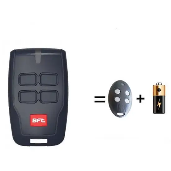 

For BFT MITTO B RCB04 Gate door Opener Hand Remote Control Rolling Code 433.92MHz