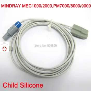 

Compatible Mindray mec1000 MEC2000 PM7000 PM8000 PM9000 spo2 sensor reusable spo2 pediatric silicon soft sensor