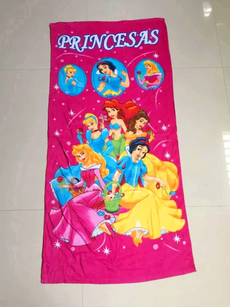 75*150 см мультфильм D * isney полотенца принцессы Детское банное полотенце детское