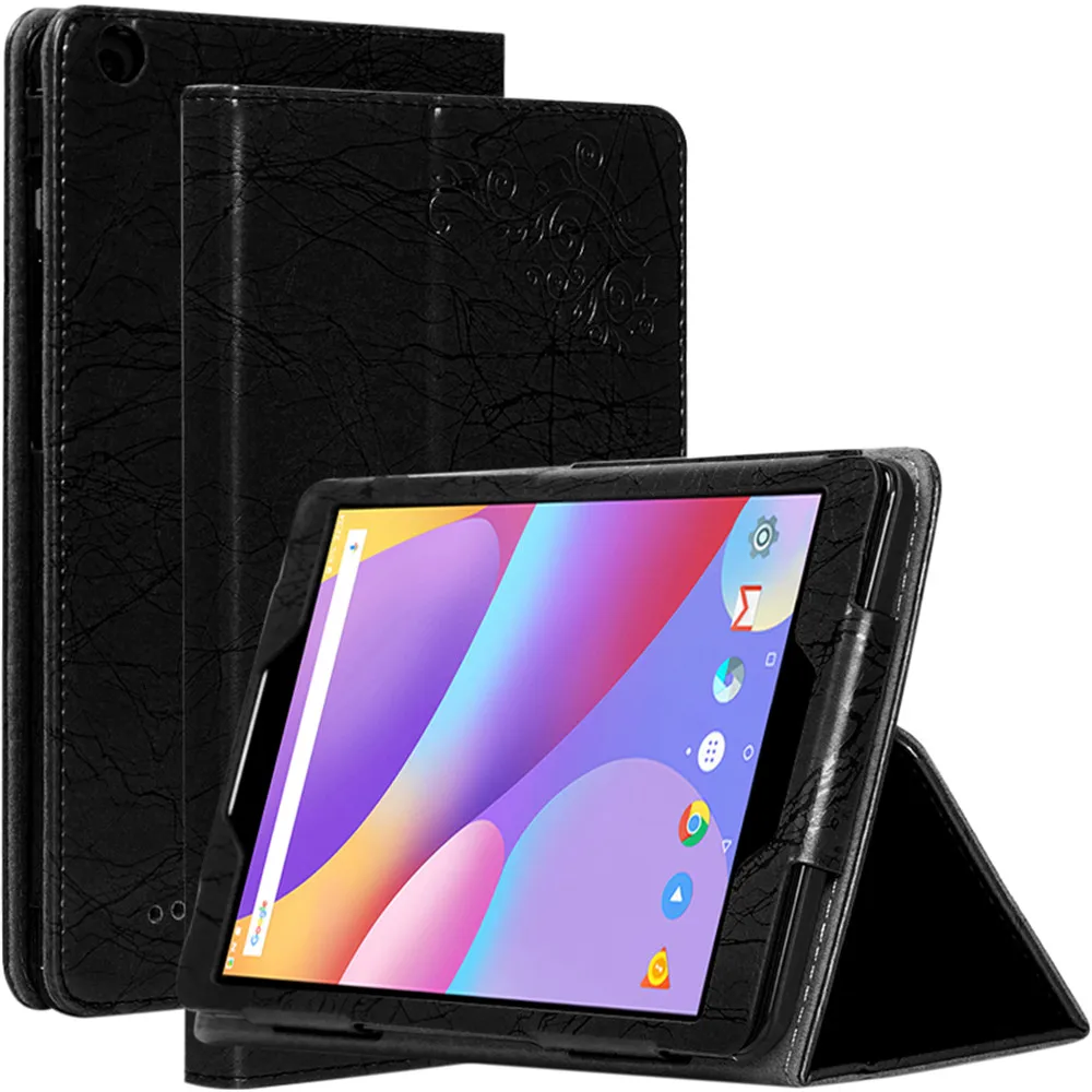 

Smart Solid Print Flip Stand PU Leather Case Cover For Chuwi Hi9 Pro 8.4'' Armband Tablets&e-Books Case Funda Capinha