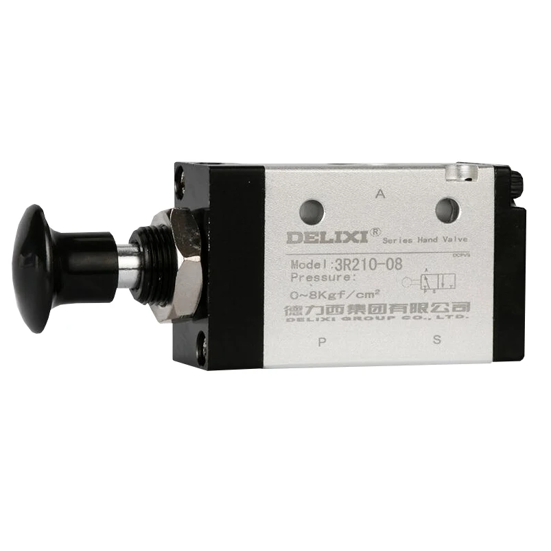 3R210-08 1/" ручной пластиковый электромагнитный клапан ручной клапан