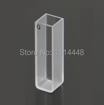 

1pcs 10 mm 3.5ml New Standard Quartz Cuvette with PTFE Stopper