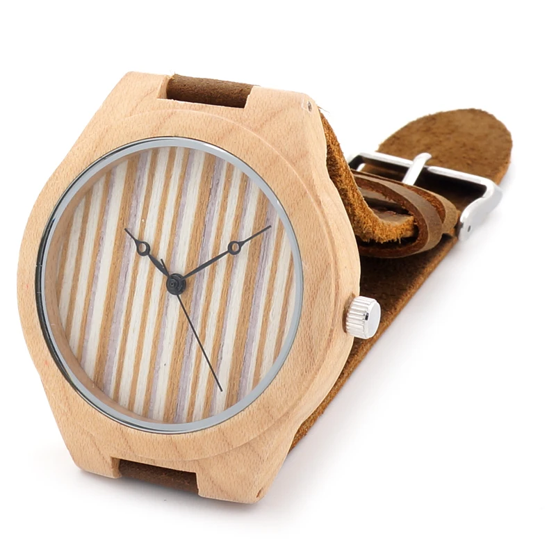 BOBO BIRD New Fashion Wooden Bamboo Watches Mens Top brand Design Luxulry Dress Watches Japan 2035