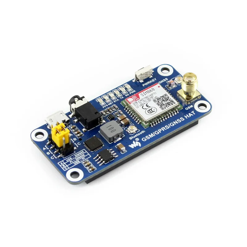 GSM/GPRS/GNSS/Bluetooth 3 0 шапка для Raspberry Pi поддержка SMS телефонных звонков электронная