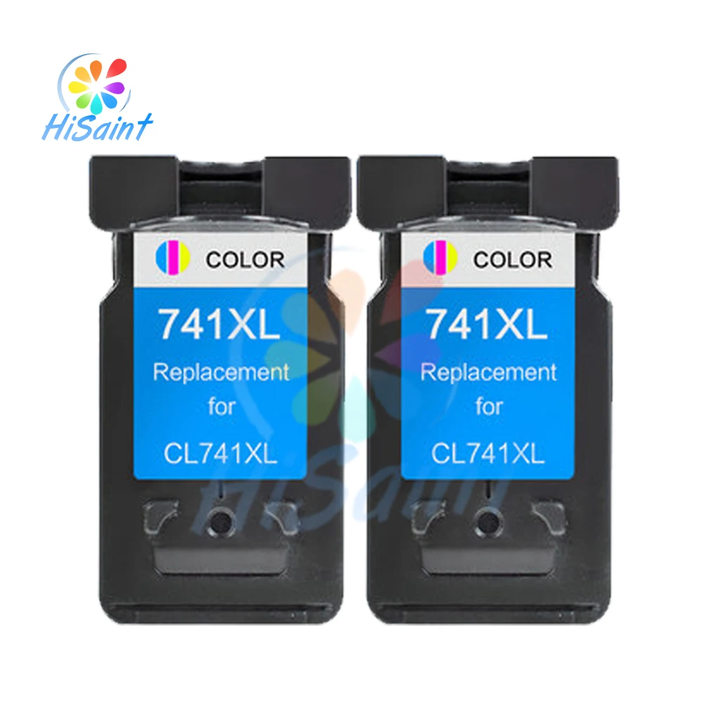 2PCS Compatible for Canon CL 741XL CL741XL Tri color High Yield Ink Cartridge for Canon MX517