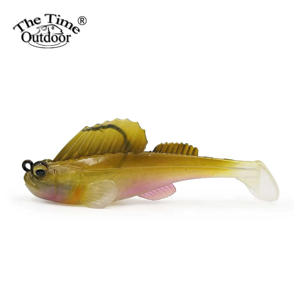 

Dark Sleeper Swimbait lure 3D plastic sinking bass soft jerk bait lures shad fresh fishing baits for catfish pike perch fish