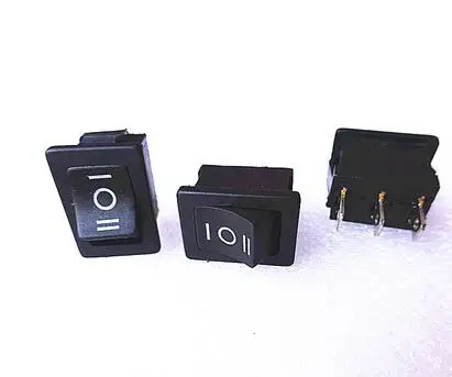 5 шт./лот 15*21 мм 3 контакта ВКЛ/ВЫКЛ Лодка клавишный выключатель 6A/250V 10A/125V Приборная