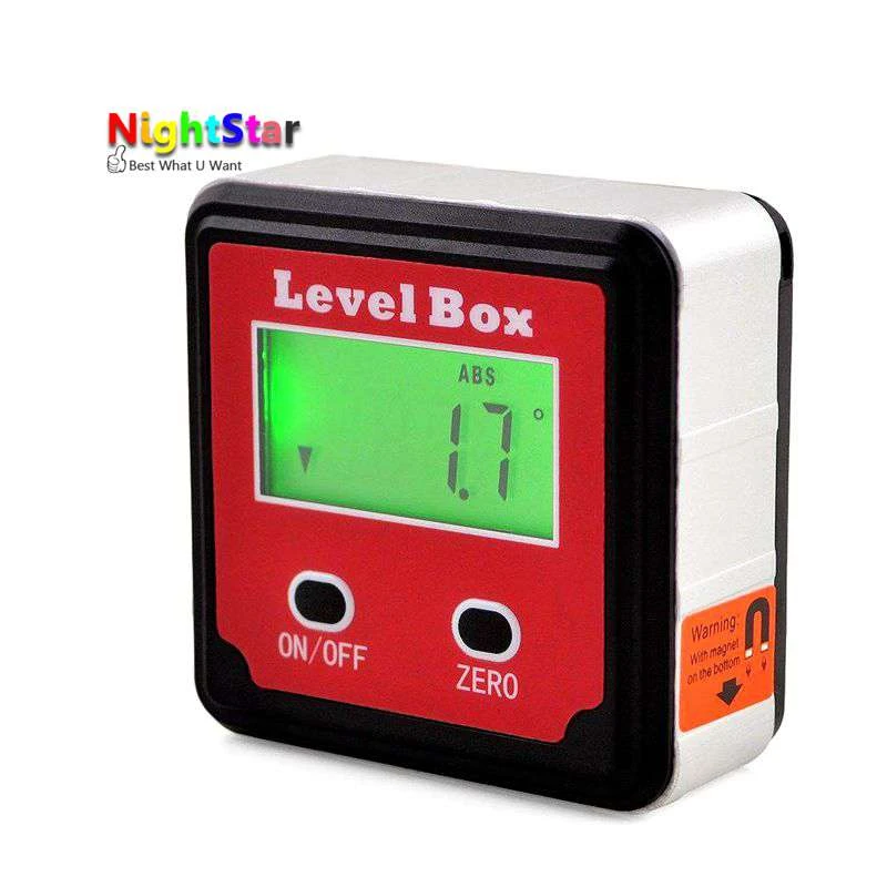 Digital Inclinometer Spirit Level Box Protractor Angle Finder Gauge
