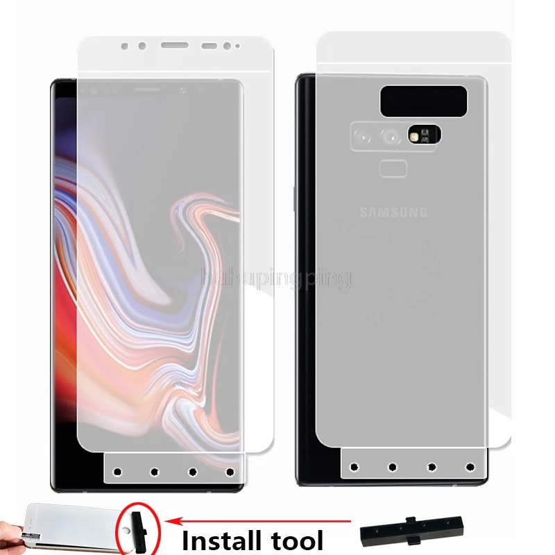 Новый мягкий 4D полный корпус Smart Assist Гидрогелевая пленка для Samsung Galaxy Note 9 6 4