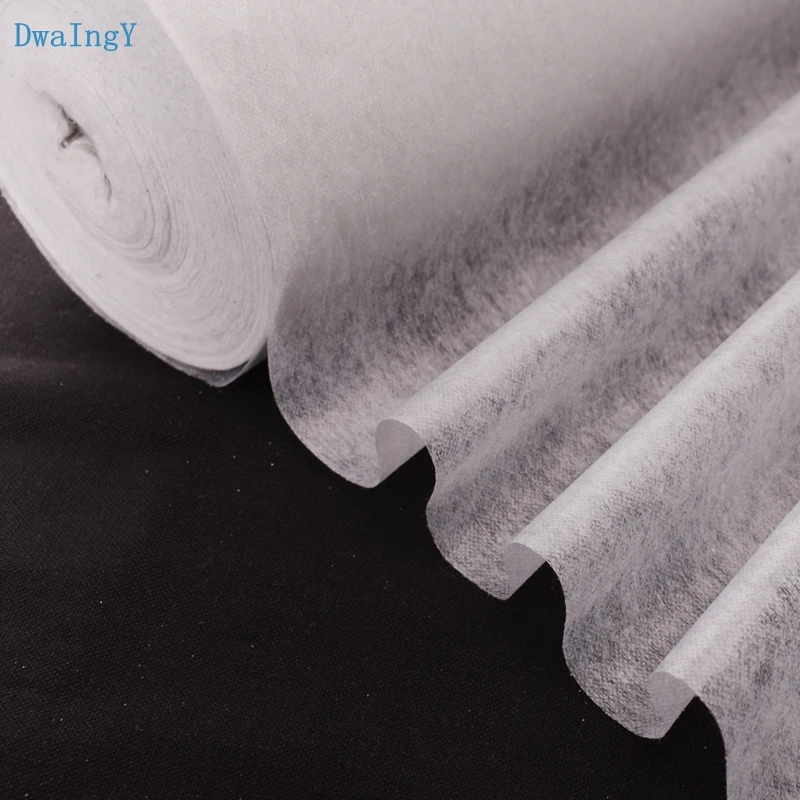 DwaIngY Single side Adhesive Fabric DIY Accessories Cloth Patchwork
Lining Fabric white 50cmx100cm