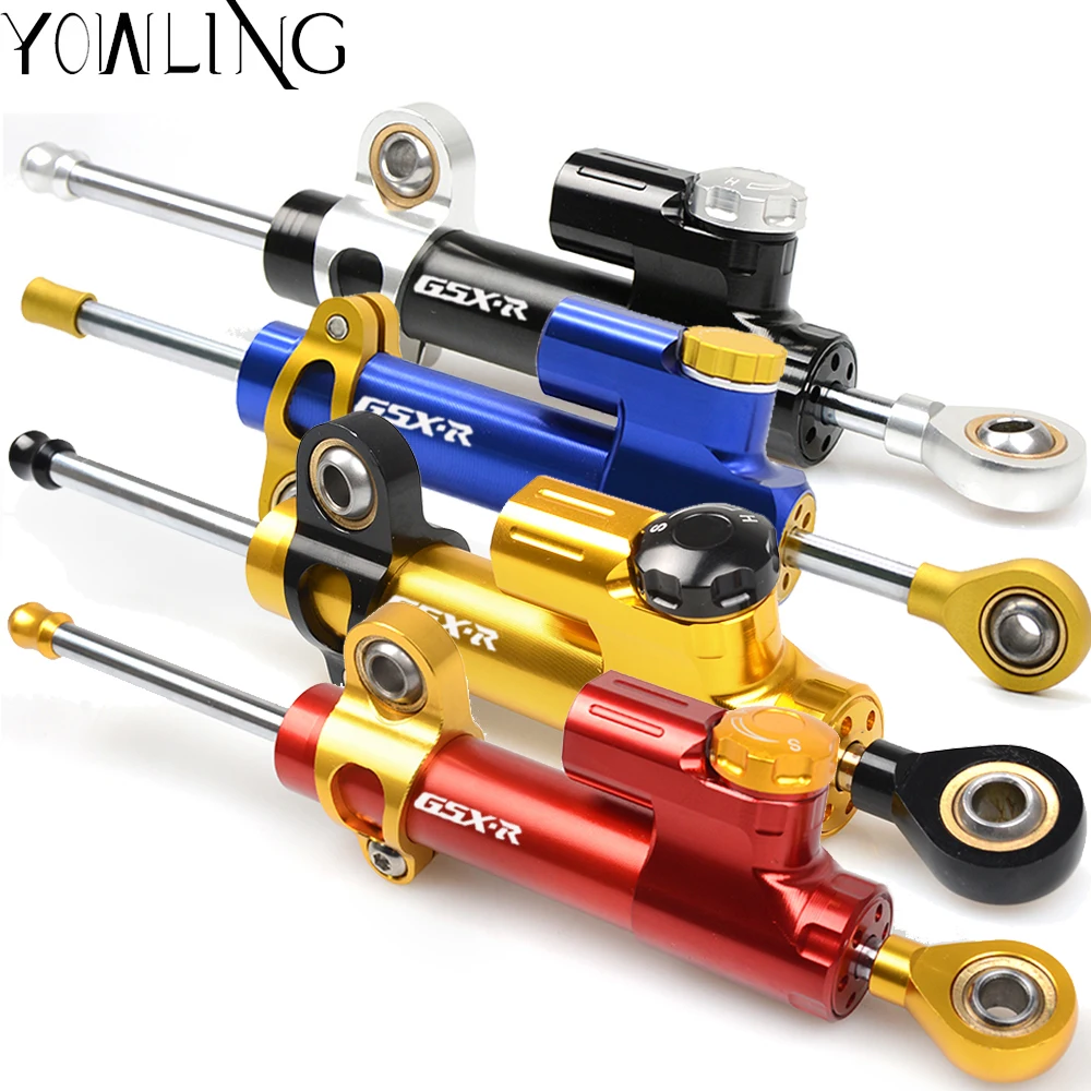 

For Suzuki GSXR 600 750 1000 1300 GSX R1300 R600 R750 GSR750 GSX-S750 Damper Steering Stabilize Linear Reversed Safety Control